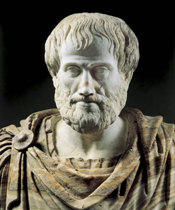 Аристотель - древнегреческий философ. Портрет Аристотеля.